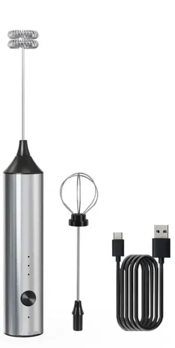 КАПУЧИНАТОР KJBQ BLACK АККУМУЛЯТОРНЫЙ USB