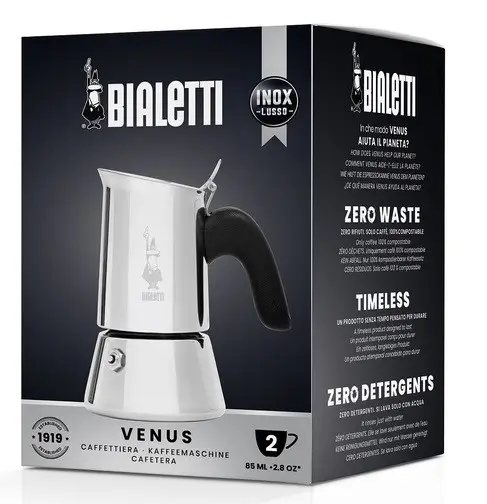 Купити КАВОВАРКА BIALETTI VENUS INDUCTION ГЕЙЗЕРНА НА 2 ЧАШКИ 85 МЛ. КАВОВАРКА BIALETTI VENUS INDUCTION ГЕЙЗЕРНА НА 2 ЧАШКИ 85 МЛ.