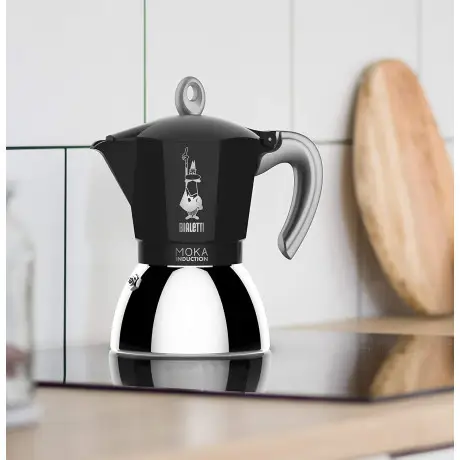 Купити ГЕЙЗЕРНА КАВОВАРКА BIALETTI 100 МЛ MOKA INDUCTION BLACK 2 ЧАШКИ ГЕЙЗЕРНА КАВОВАРКА BIALETTI 100 МЛ MOKA INDUCTION BLACK 2 ЧАШКИ