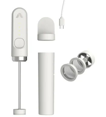 КАПУЧИНАТОР SUBMINIMAL NANOFOAMER LITHIUM HANDHELD MILK FROTHER WHITE