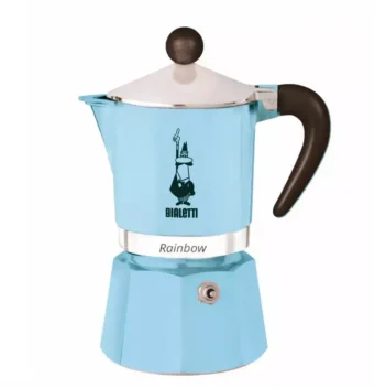 Купити ГЕЙЗЕРНА КАВОВАРКА BIALETTI RAINBOW LIGHT BLUE 130 МЛ. 3 ЧАШКИ ГЕЙЗЕРНА КАВОВАРКА BIALETTI RAINBOW LIGHT BLUE 130 МЛ. 3 ЧАШКИ