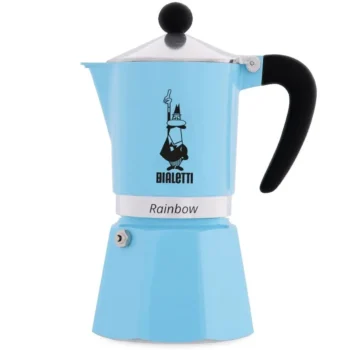 Купити ГЕЙЗЕРНА КАВОВАРКА BIALETTI RAINBOW LIGHT BLUE 270 МЛ. 6 ЧАШОК ГЕЙЗЕРНА КАВОВАРКА BIALETTI RAINBOW LIGHT BLUE 270 МЛ. 6 ЧАШОК