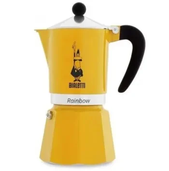 Купити ГЕЙЗЕРНА КАВОВАРКА BIALETTI RAINBOW YELLOW 270 МЛ. 6 ЧАШОК ГЕЙЗЕРНА КАВОВАРКА BIALETTI RAINBOW YELLOW 270 МЛ. 6 ЧАШОК