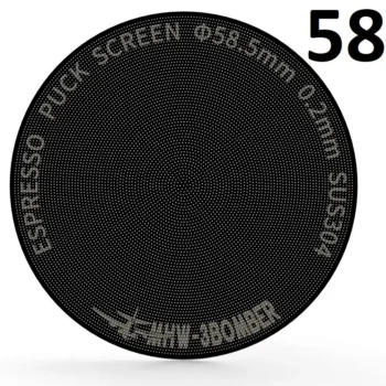 УЛУЧШАЙЗЕР ДЛЯ КОФЕ 58 MM. MHW-3BOMBER PUCK SCREEN СИТО ДЛЯ ЭСПРЕССО TITANIUM BLACK