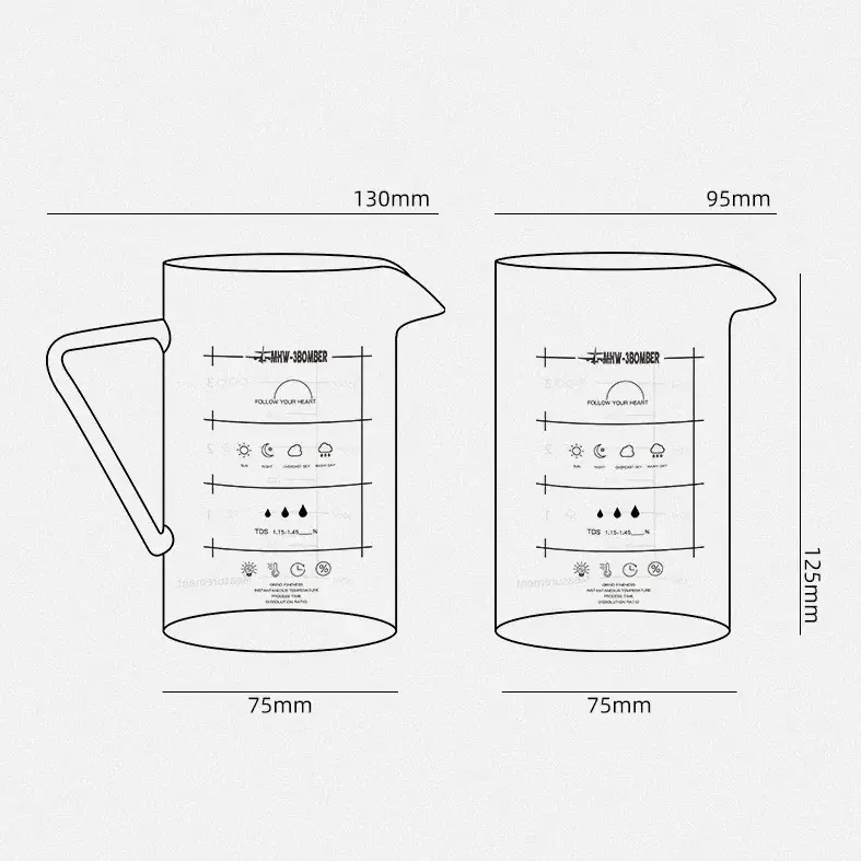 Купити СЕРВЕР MHW-3BOMBER 350 МЛ. GLASS COFFEE SERVER СЕРВЕР MHW-3BOMBER 350 МЛ. GLASS COFFEE SERVER