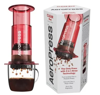 АЭРОПРЕСС AEROPRESS CLEAR RED