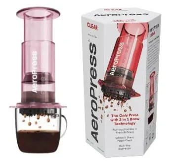 АЭРОПРЕСС AEROPRESS CLEAR PINK