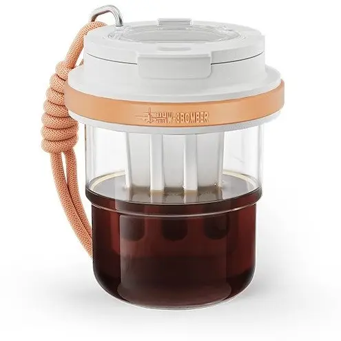 Купити ПЛЯШКА MHW-3BOMBER ICE COOL PORTABLE COLD BREW CUP 530 МЛ. PEACH PINK ПЛЯШКА MHW-3BOMBER ICE COOL PORTABLE COLD BREW CUP 530 МЛ. PEACH PINK