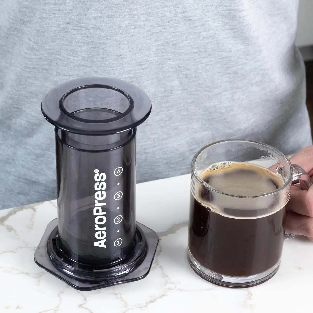 Купити АЕРОПРЕС AEROPRESS CLEAR BLACK АЕРОПРЕС AEROPRESS CLEAR BLACK