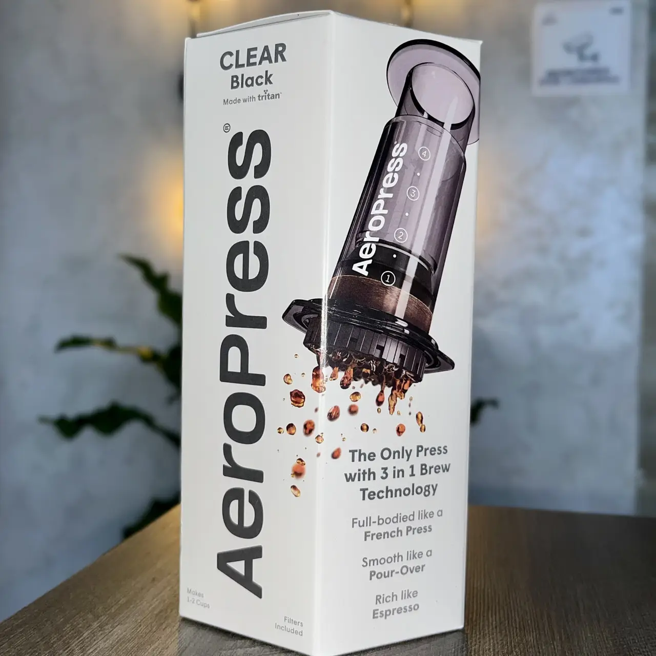 Купити АЕРОПРЕС AEROPRESS CLEAR BLACK АЕРОПРЕС AEROPRESS CLEAR BLACK