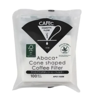 Купити Фільтри CAFEC Abaca+ Filter Cup1 100 шт. Фільтри CAFEC Abaca+ Filter Cup1 100 шт.