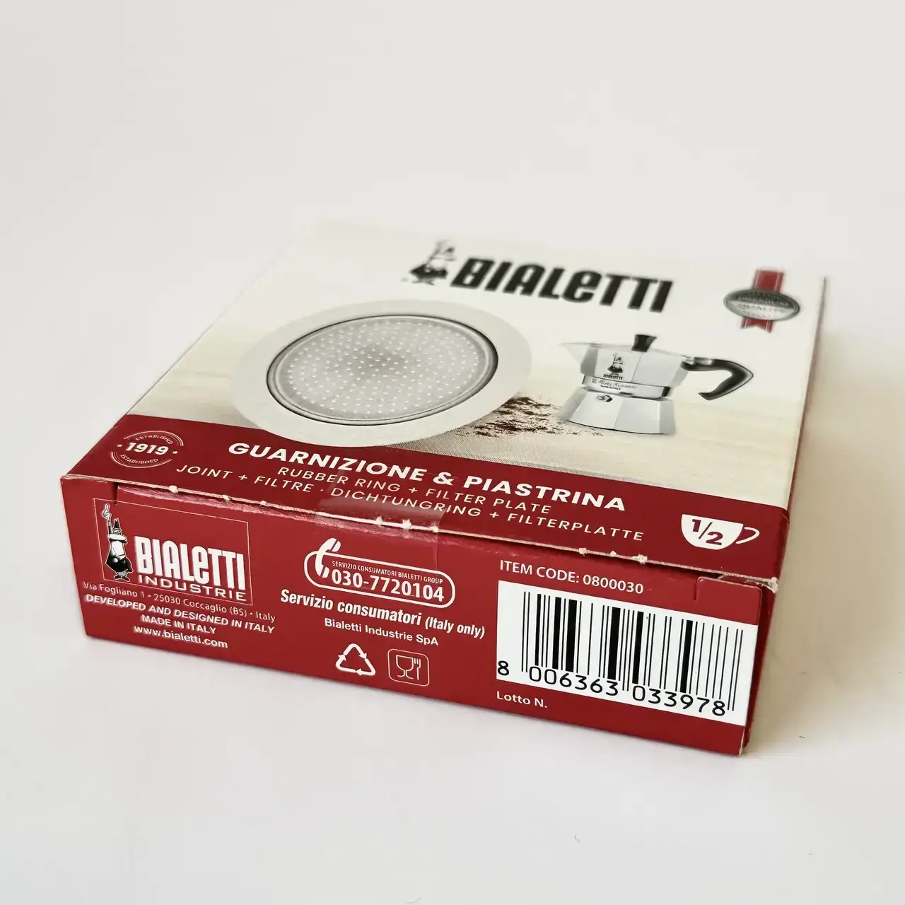 Купити Набор для Bialetti 1/2 cup LA MOKINA , уплотнитель и фильтр для гейзерной кофеварки Набор для Bialetti 1/2 cup LA MOKINA , уплотнитель и фильтр для гейзерной кофеварки