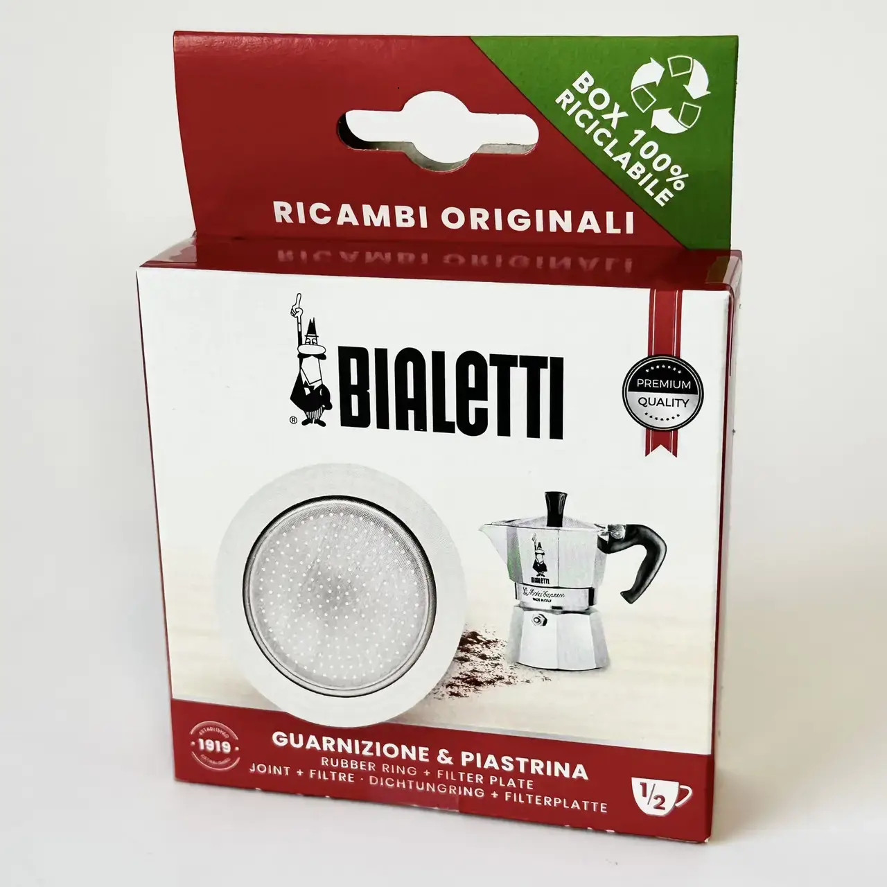 Купити Набор для Bialetti 1/2 cup LA MOKINA , уплотнитель и фильтр для гейзерной кофеварки Набор для Bialetti 1/2 cup LA MOKINA , уплотнитель и фильтр для гейзерной кофеварки