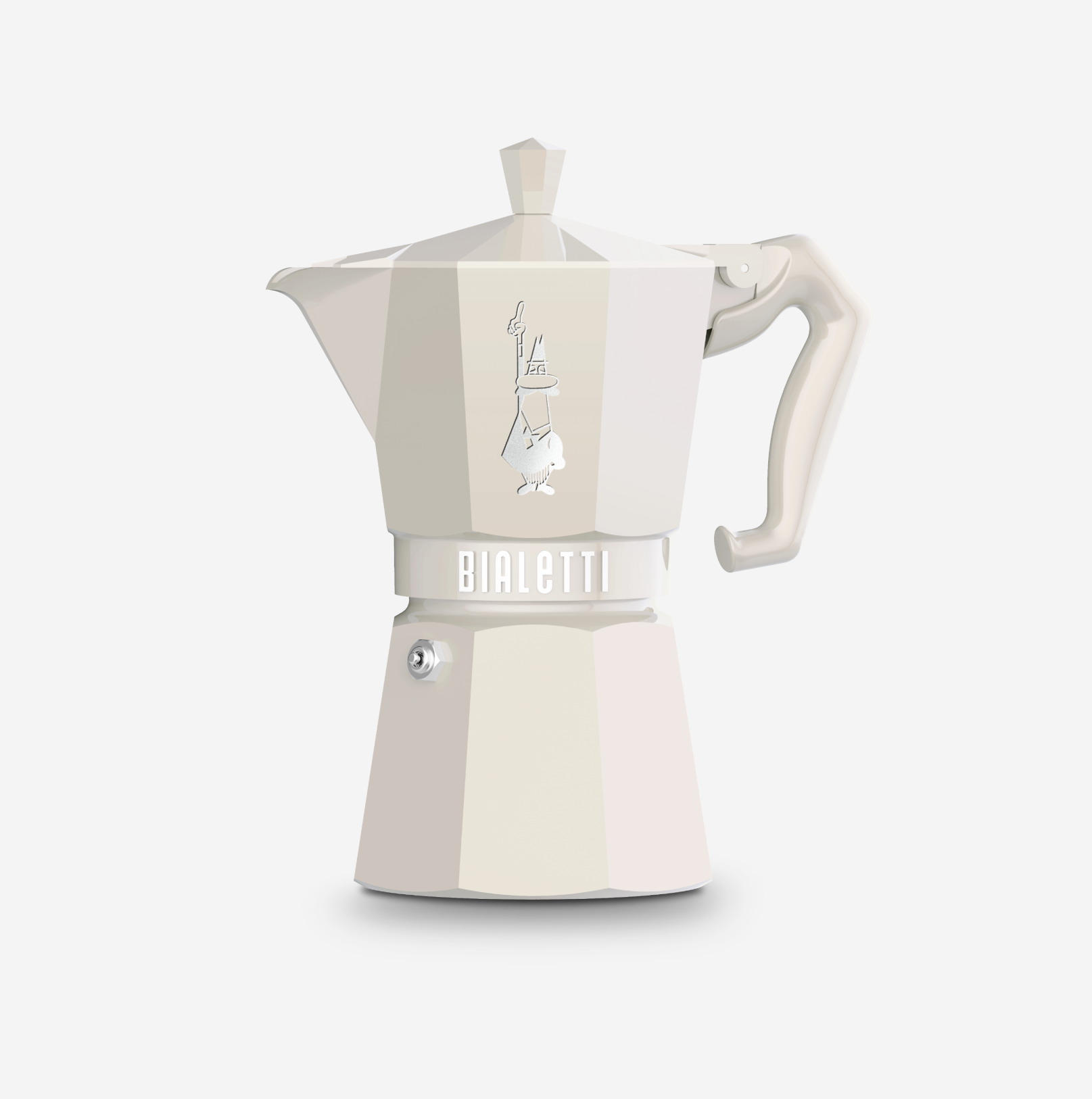 Купити Гейзерна кавоварка Bialetti Moka Exclusive 270 мл. 6 чашок Cream Гейзерна кавоварка Bialetti Moka Exclusive 270 мл. 6 чашок Cream