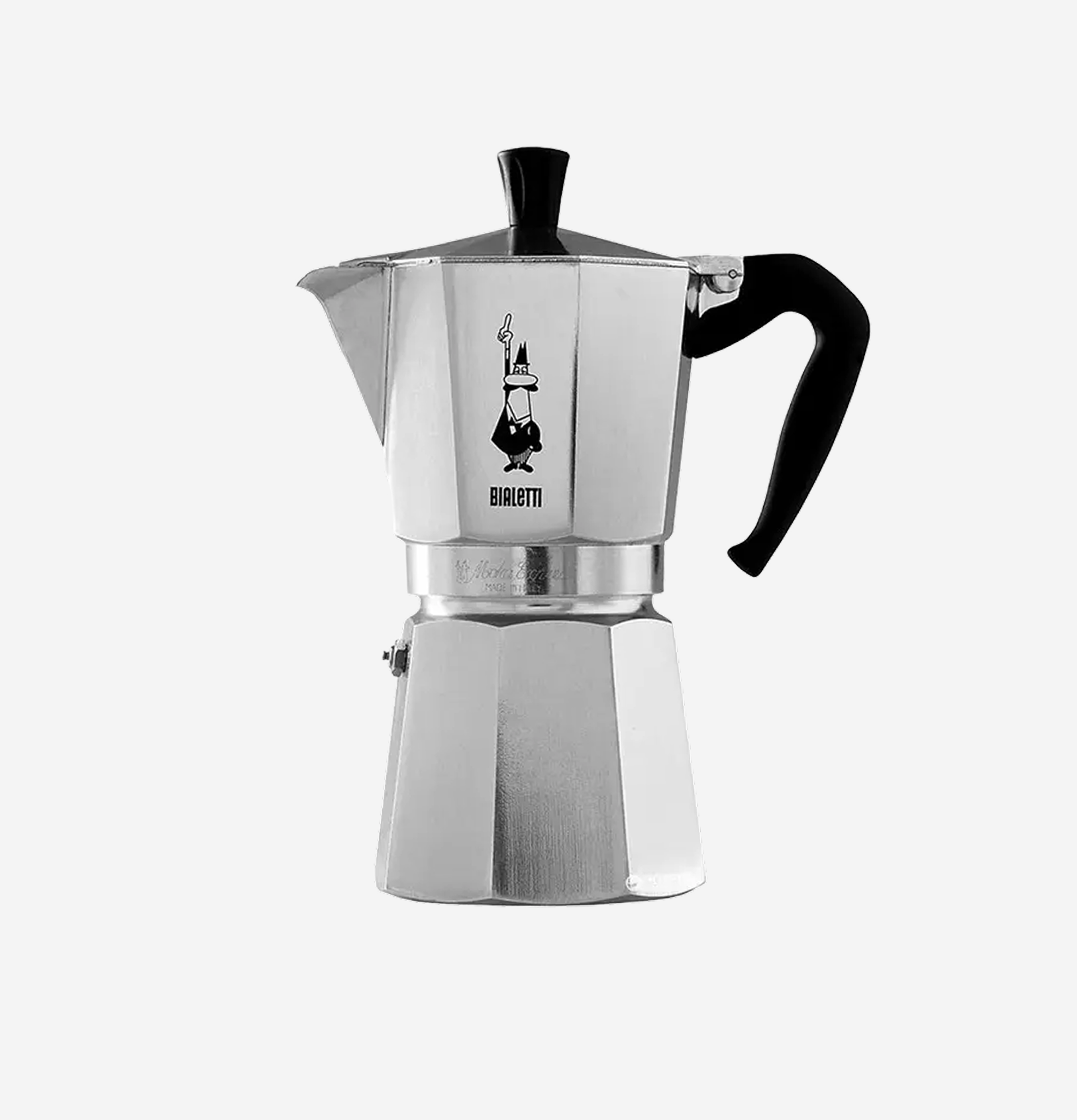 Купити Гейзерна кавоварка Bialetti Moka Express 190 мл. 4 чашки Гейзерна кавоварка Bialetti Moka Express 190 мл. 4 чашки