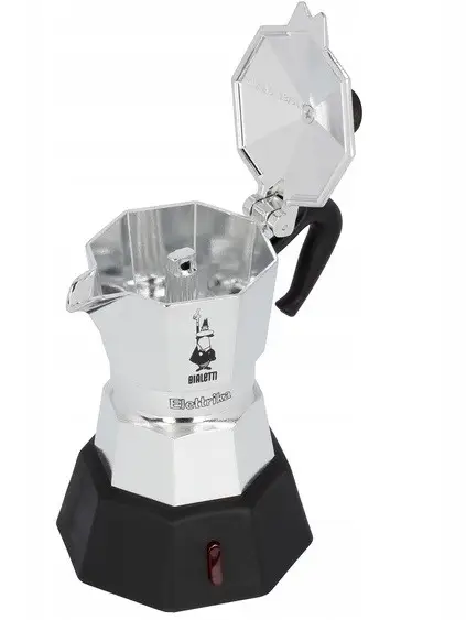 Купити Електрична гейзерна кавоварка Bialetti Elettrika на 2 чашки 90 мл Електрична гейзерна кавоварка Bialetti Elettrika на 2 чашки 90 мл