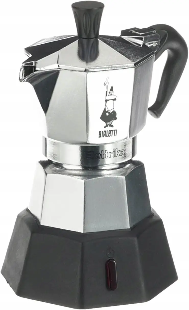 Купити Електрична гейзерна кавоварка Bialetti Elettrika на 2 чашки 90 мл Електрична гейзерна кавоварка Bialetti Elettrika на 2 чашки 90 мл