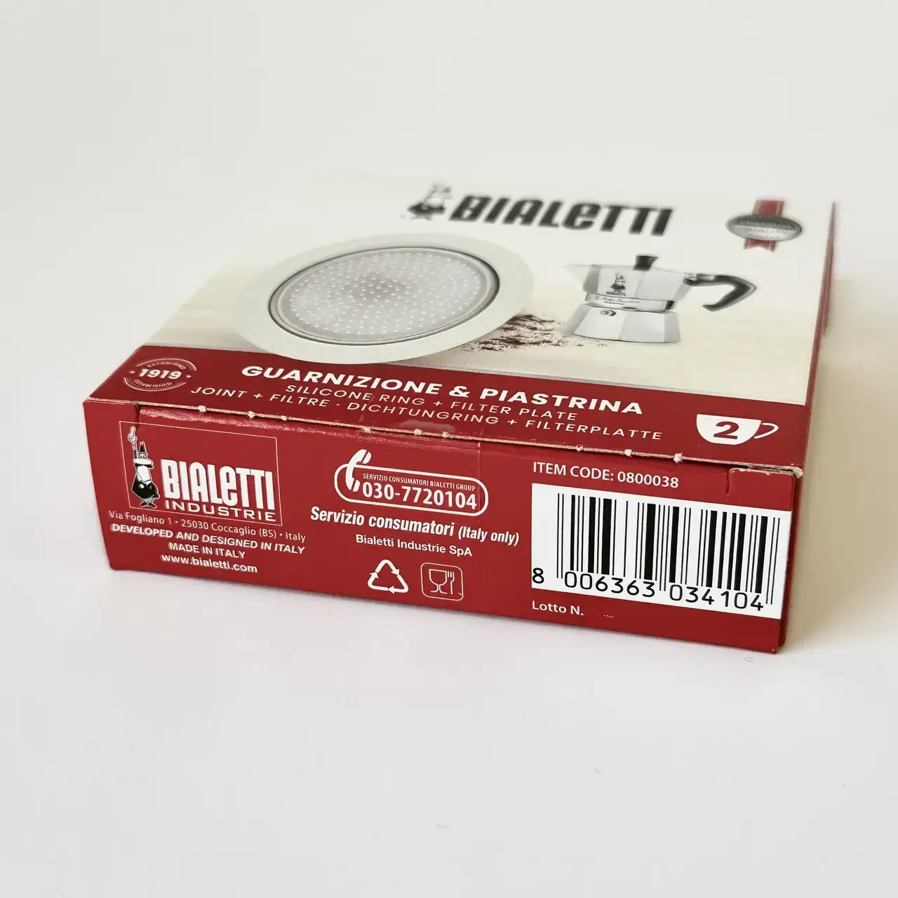 Купити Набор Bialetti 2 cup Moka Express, уплотнитель и фильтр для гейзерной кофеварки Набор Bialetti 2 cup Moka Express, уплотнитель и фильтр для гейзерной кофеварки
