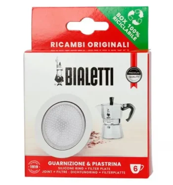 Купити Набор Bialetti 6 cup, уплотнитель и фильтр для гейзерной кофеварки Набор Bialetti 6 cup, уплотнитель и фильтр для гейзерной кофеварки