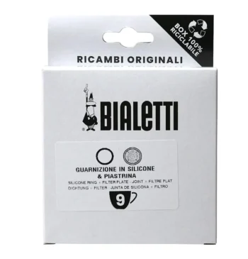 Купити Набор Bialetti 9 cup Moka Express, уплотнитель та фильтр для гейзерной кофеварки Набор Bialetti 9 cup Moka Express, уплотнитель та фильтр для гейзерной кофеварки