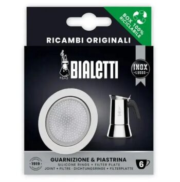 Купити Набор Bialetti 6 cup (Venus, Musa, Kitty) уплотнитель и фильтр для гейзерной кофеварки Набор Bialetti 6 cup (Venus, Musa, Kitty) уплотнитель и фильтр для гейзерной кофеварки
