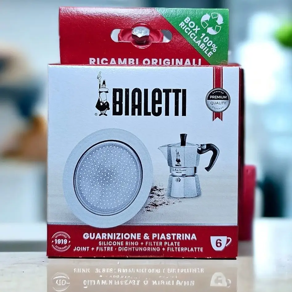 Купити Набор Bialetti 6 cup, уплотнитель и фильтр для гейзерной кофеварки Набор Bialetti 6 cup, уплотнитель и фильтр для гейзерной кофеварки