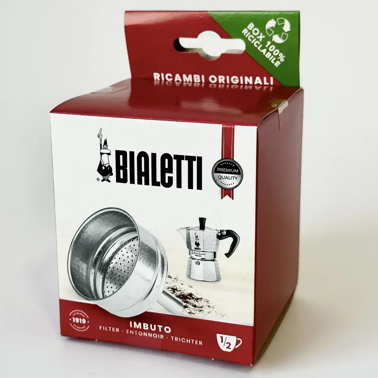Купити Фильтр воронка для Bialetti на 1/2 чашки, Imbuto для гейзерной кофеварки Фильтр воронка для Bialetti на 1/2 чашки, Imbuto для гейзерной кофеварки