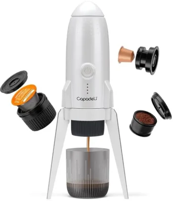 ПОРТАТИВНА КОФЕВАРКА 3 В 1 CAPADELI ME2209 WHITE