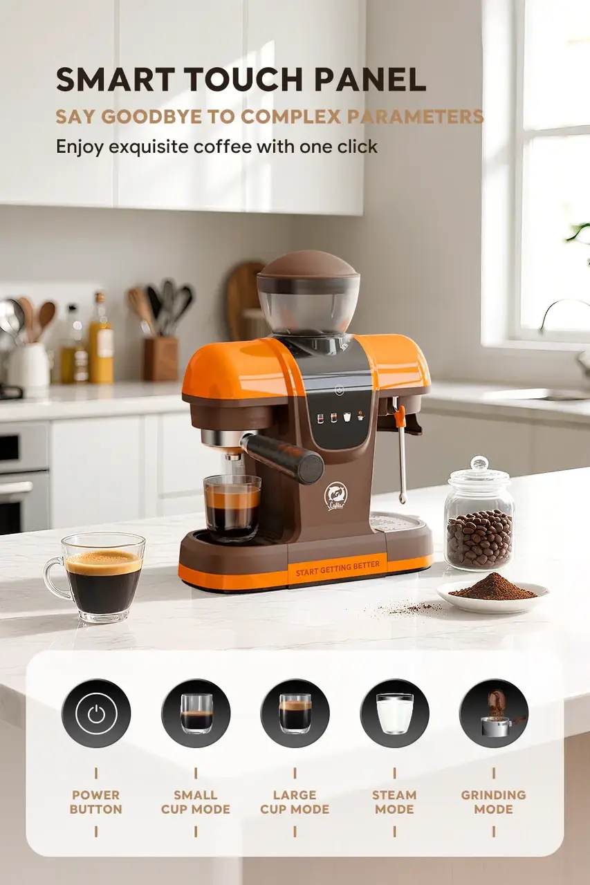 Купити КОФЕВАРКА ICAFILAS SEMI AUTOMATIC ESPRESSO COFFEE MAKER БЕЛАЯ КОФЕВАРКА ICAFILAS SEMI AUTOMATIC ESPRESSO COFFEE MAKER БЕЛАЯ