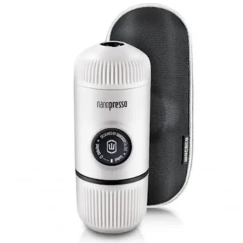 ПОРТАТИВНАЯ КОФЕВАРКА WACACO NANOPRESSO БЕЛАЯ С ЧЕХЛОМ
