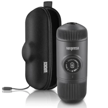 ПОРТАТИВНА КАВОВАРКА WACACO NANOPRESSO СІРА З ЧОХЛОМ