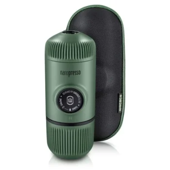 ПОРТАТИВНА КАВОВАРКА WACACO NANOPRESSO ЗЕЛЕНА З ЧОХЛОМ