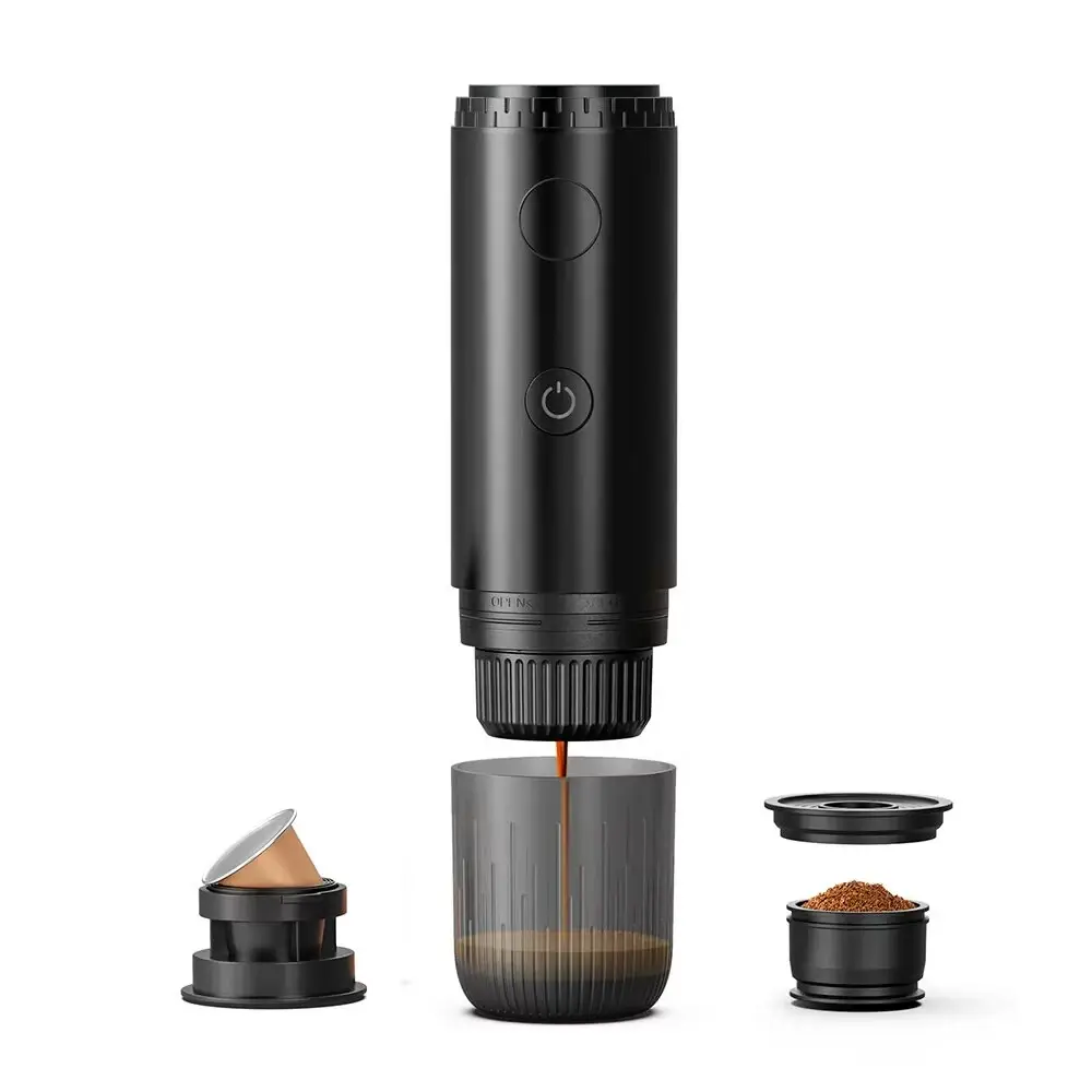 Купити ПОРТАТИВНАЯ КОФЕВАРКА ICAFILAS ESPRESSO MAKER 19 BAR С НАГРЕВАНИЕМ ЧЕРНАЯ ПОРТАТИВНАЯ КОФЕВАРКА ICAFILAS ESPRESSO MAKER 19 BAR С НАГРЕВАНИЕМ ЧЕРНАЯ