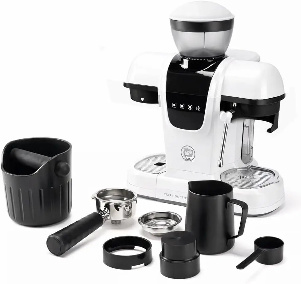 Купити КОФЕВАРКА ICAFILAS SEMI AUTOMATIC ESPRESSO COFFEE MAKER БЕЛАЯ КОФЕВАРКА ICAFILAS SEMI AUTOMATIC ESPRESSO COFFEE MAKER БЕЛАЯ