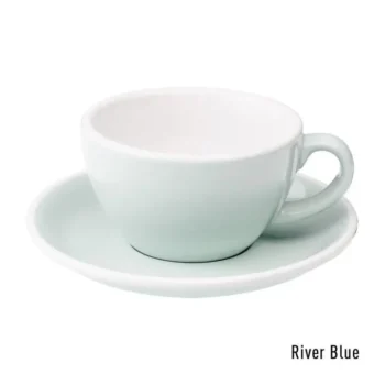 ЧАШКА LOVERAMICS EGG RIVER BLUE 200 МЛ С БЛЮДЦЕМ