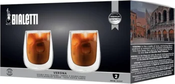 НАБОР СТАКАНОВ BIALETTI VERONA 250 МЛ. ДВОЙНЫЕ СТЕНКИ 2 ШТ.