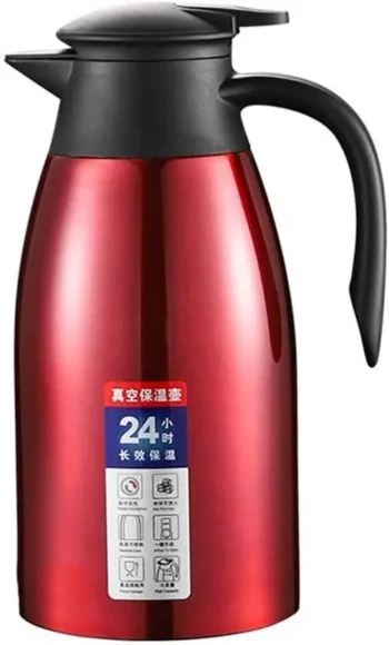 ТЕРМОС-КУВШИН VACUUM JUG 1.5 Л КРАСНЫЙ