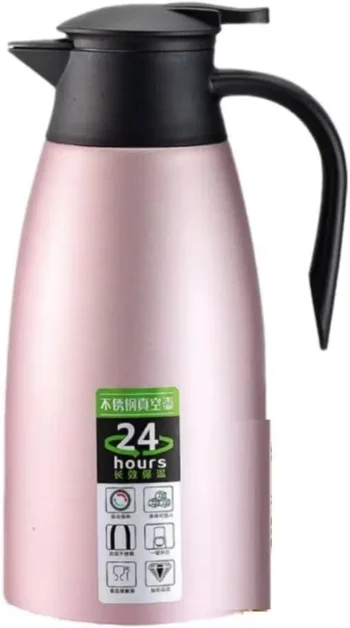 ТЕРМОС-КУВШИН VACUUM JUG 1.5 Л РОЗОВЫЙ